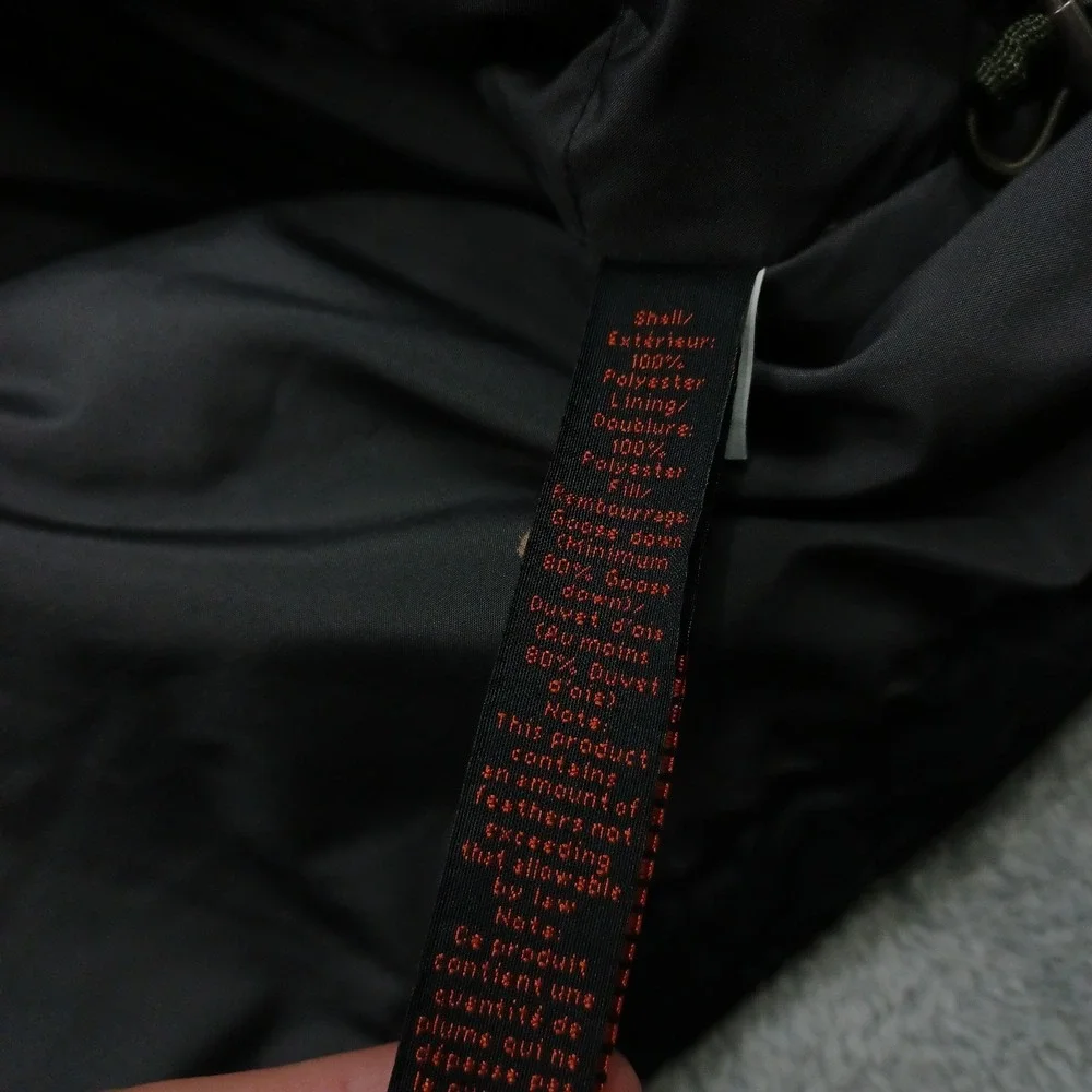 Banana Republic Vest Mens Large Black Down Pockets Preppy Full‎ Zip